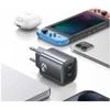 Laidinis įkroviklis USAMS CC305 T66 45W GaN 2xUSB-C tarnish