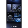 Įkroviklis Usams Įkroviklis jungiama į tinklą USAMS T70 40W 2xUSB-A/2xUSB-C juoda