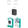 Įkroviklis Usams Įkroviklis jungiama į tinklą USAMS T70 40W 2xUSB-A/2xUSB-C juoda