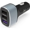 Automobilinis įkroviklis KRUX 3x USB QC 3.0