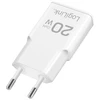 Įkroviklis LogiLink Įkroviklis jungiama į tinklą LogiLink PA0345 USB GaN, 20 W, 1x USB-C (PD), balta