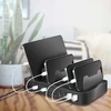 LOL LogiLink USB stalinis įkroviklis, 10 portų, 4x USB-A ir 6x USB-C, 120 W, PD, QC3.0, juodas