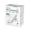 Įkroviklis LogiLink PA0368 USB GaN 1x USB-A 1x USB-C 65 W