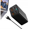 Įkroviklis LTC Įkroviklis jungiama į tinklą MULTI CHARGER QC 3.0 PD20W/PD40W/QC 3.0 2x USB 2,4A 80W juoda