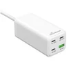 Įkroviklis MediaRange Įkroviklis 100W 4-Port 1x USB-A/3x USB-C GaN balta