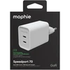 Carruzzo mophie Speedport 70 Universalus Balta AC Spartusis įkrovimas Vidaus