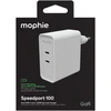Carruzzo mophie Speedport 100 Universalus Balta AC Spartusis įkrovimas Vidaus