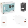 Įkroviklis Movano GaN 20W USB-C PD + USB-A (baltas)