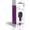 Įkroviklis Nedis Car Charger, Auto, Cigar lighter, 20 V, Juodas