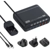 Newell 140W įkroviklis su ekranu ir adapterių rinkiniu