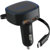Orico Automobilinis įkroviklis 66W su įmontuotu susukamu USB-C kabeliu