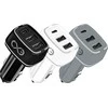 Orno EXC mobilus automobilinis įkroviklis LIGHT, 2xUSB+PD, 35W, spalvų mišinys