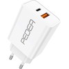 Įkroviklis Pedea PEDEA Schnellladegerät Dual PD 20 Watt USB Typ A/C, baltas