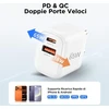 TECH-PROTECT NCA65W-GAN 2 PRIEVADŲ TINKLO ĮKROVIKLIS PD 65W / QC3.0 Baltas