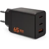 Dėklas PowerNeed UAG SRGE Charger - jungiama į tinklą 65W, 2x USB-C oraz USB-A (juoda)