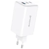 PROOVE Įkroviklis Tinklinis Pocket GaN Max 100W (2*USB-C + USB) (Proove)