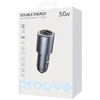 PROOVE Automobilinė įkroviklis Double Energy 50W (Type-C + Type-C) (Proove)
