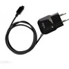 PURO Mini kelioninis įkroviklis - Portable laidinis įkroviklis su Micro USB Cable juodos spalvos