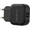QOLTEC 50185 kintamosios srovės adapteris 12W 5V 2,4A 2xUSB