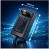 Qoltec Automatinis 12V 2A įkroviklis AGM GEL baterijoms 5.5x2.1 1.8m kabelis