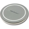 QOLTEC 51840 indukcinio belaidžio įkroviklio žiedas Qualcomm QuickCharge 3.0 10W pilkas