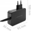 Qoltec 120W Turbo PD | 5-28V | 3-4.5A | USB-C | Nešiojamas kompiuteris | Išmanusis telefonas | Juoda