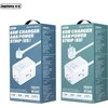 Tinklo įkroviklis 65W 1.5m 2x USB + 2x USB-C Remax GAN Power Strip RP-U157 baltos spalvos
