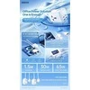 Tinklo įkroviklis 65W 1.5m 2x USB + 2x USB-C Remax GAN Power Strip RP-U157 baltos spalvos