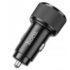 Car charger Hoco 2 x USB C QC PD 50W NZ14B juodas