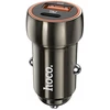 Automobilinis įkroviklis Hoco Z46A USB-A/Type-C PD20W+QC3.0 pilkas