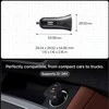 Juodas 30W 1xUSB-C automobilinis įkroviklis „Spigen Essential EV301”