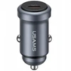 USAMS CC321 automobilinis įkroviklis Aluminum 30W PD USB-C tarnish