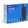 Savio ZA-01 mobile device charger Netbook, Nešiojamas kompiuteris, Išmanusis telefonas, Telephone Juodas AC Indoor