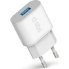 SBS TETR1USB2AWFAST 10W USB-A laidinis įkroviklis – baltos spalvos