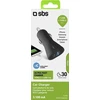 Automobilinis įkroviklis 3100mAh Type-C USB 2.1A by SBS Juodas