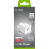 Kelioninis įkroviklis PD 20W Type C, 20W USB By SBS Baltas
