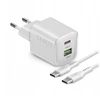 SBS 30W 1c + 1a balta + kabelis cc 1.5 metra balta