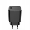 Maxlife "Setty" įkroviklis 1x USB 3A juodas + USB-C kabelis 1,0 m