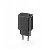 Maxlife "Setty" įkroviklis 1x USB 3A juodas + USB-C kabelis 1,0 m