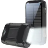 PowerNeed S20000Q mobiliųjų įrenginių įkroviklis Universalus Juodas Lightning, Solar, USB Belaidis įkrovimas Greitas įkrovimas Lauke