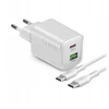 SBS 45W 1c + 1a balta + kabelis cc 1.5 metra balta