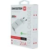 Swissten Travel Smart 2x USB 2.1A balta