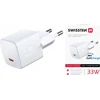 Swissten GaN USB-C 33W balta