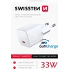 Swissten GaN USB-C 33W balta