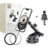 Tech-Protect MM15W-V6 15W automobilinis laikiklis su įkrovikliu MagSafe juodos spalvos