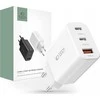 Laidinis įkroviklis 30W 2x PD USB-C + QC3.0 USB Tech-Protect C30W baltos spalvos
