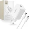Tech-Protect NC45W-GAN 2 PORT PD45W įkroviklis + C TIPO KABELAS - baltas