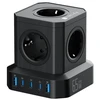 Techly Įkroviklis GaN Power Cube maitinimo kištukas 230V 65W 3x USB-C 2x USB-A