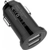 TECHLY Mini Car Charger 2 USB-A Prievadai 12W / 2.4A Juodas