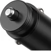 TECHLY mini automobilinis įkroviklis USB-A ir USB-C greitas įkrovimas 3.0 38W Juodas metalas